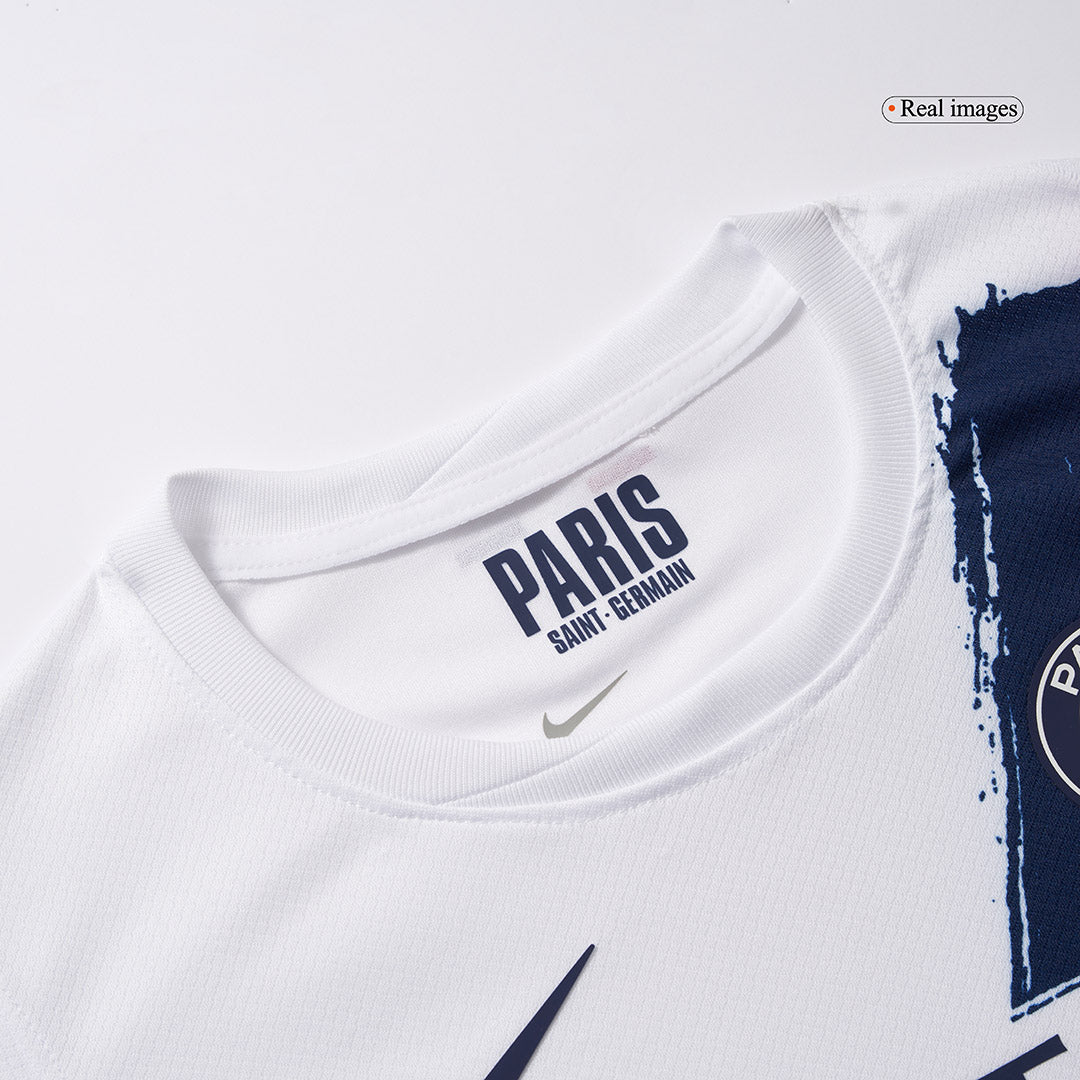 Kid's PSG Away Cheap Soccer Jersey Kit(Jersey+Shorts+Socks) 2024/25 Top Koszulki Pilka Sklep