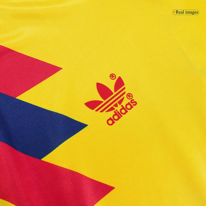 Colombia Home Retro Soccer Jersey 1990