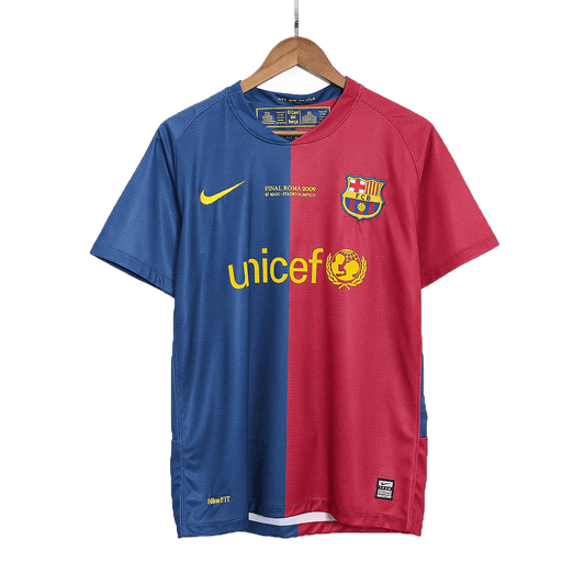 Męska retro koszulka piłkarska Barcelona domowa z sezonu 08/09 - UCL