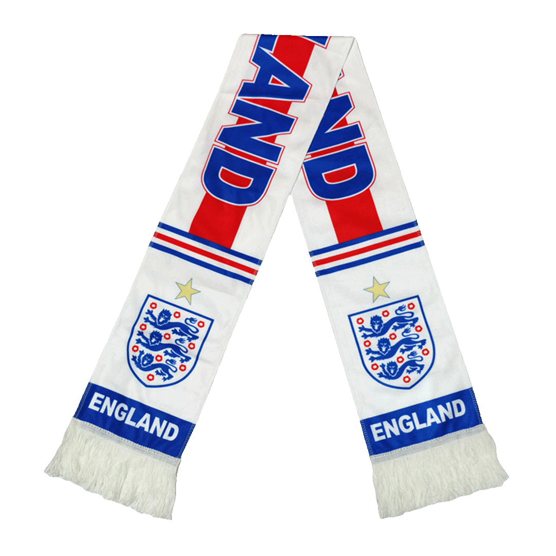 England football scarf white