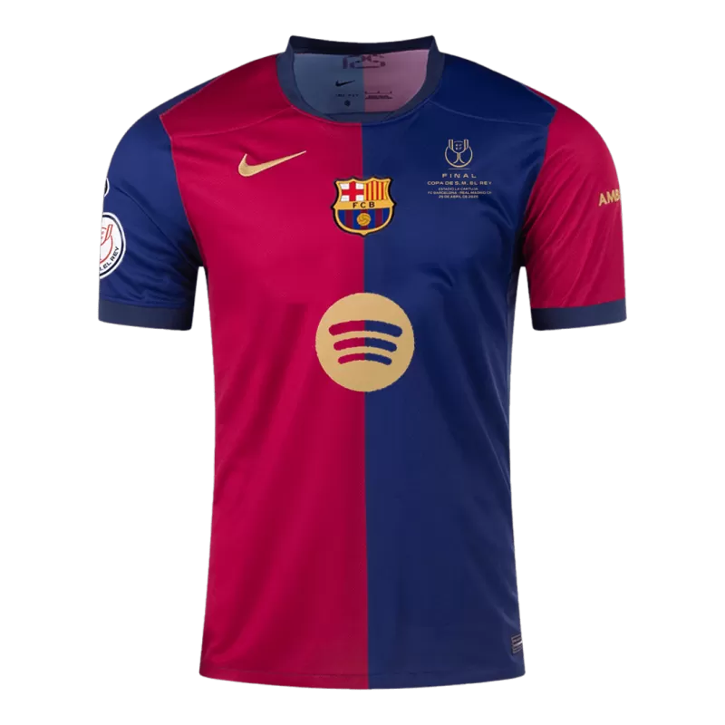 Koszulka piłkarska Barcelona Home 2024/25 - Finał Copa del Rey Top Koszulki Pilka Sklep