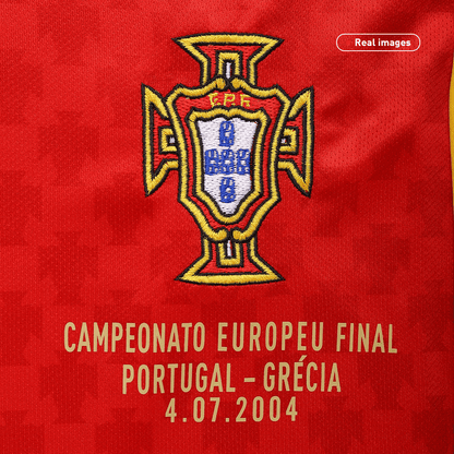 Koszulka piłkarska Portugal, domowa retro 2004 - Finał Euro Top Koszulki Pilka Sklep