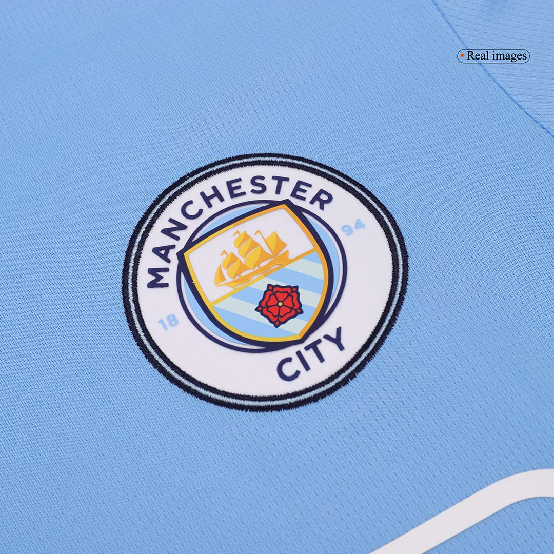 CHAMPIONS #24 Manchester City Home Football Shirt 2024/25