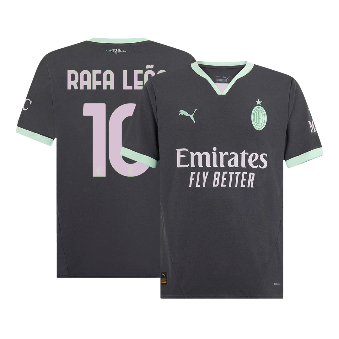 Męska koszulka wyjazdowa RAFA LEÃO #10 AC Milan Third Away 2024/25