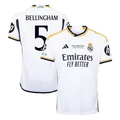 Koszulka piłkarska BELLINGHAM #5 Real Madrid 2023/24 - FINAŁ UCL