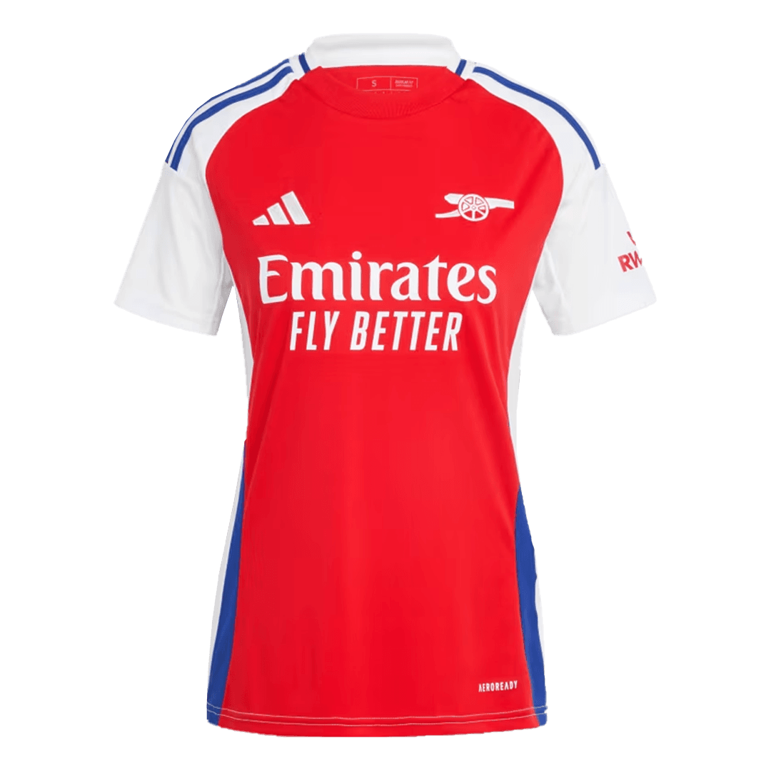 Hochwertiges Arsenal Home-Fußballtrikot für Damen 2024/25