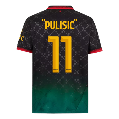 AC Milan Czwórka Wyjazdowa Koszulka Piłkarska 2024/25 – PULISIC #11