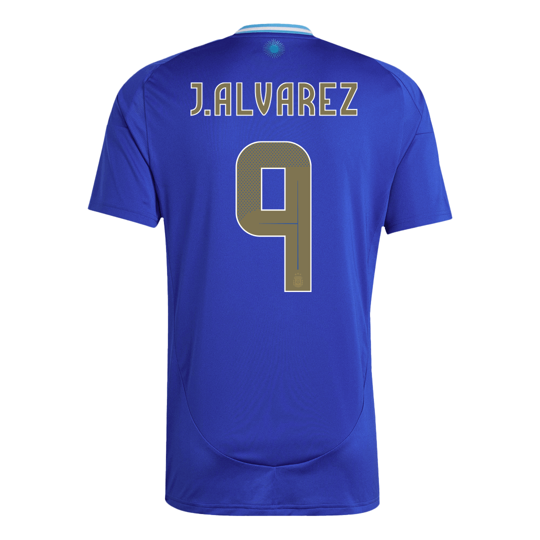 [Super Quality] Men's Argentina J.ALVAREZ #9 Away Soccer Jersey 2024