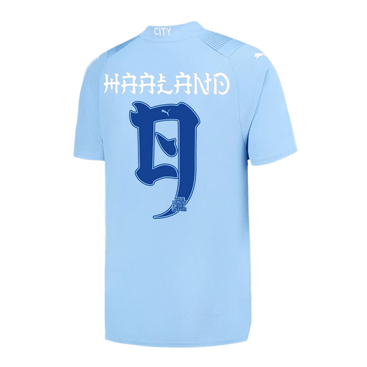 HAALAND #9 Manchester City Japanese Tour Printing Home  Soccer Jersey 2023/24 Top Soccer Jerseys Store