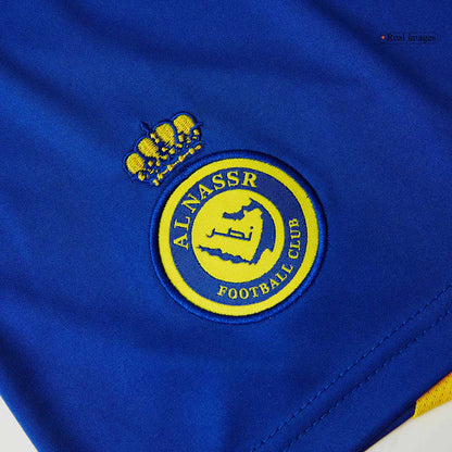 Hochwertiges Al Nassr-Heim-Fußballtrikot-Set (Shirt + Shorts) für Herren 2024/25