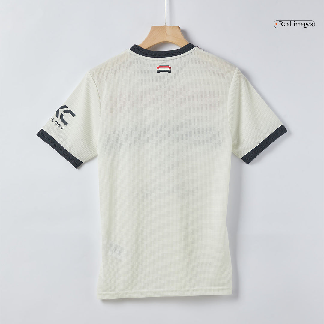 Hochwertiges Manchester United Third Away-Fußballtrikot für Herren für die Saison 2024/25 in der Spielerversion