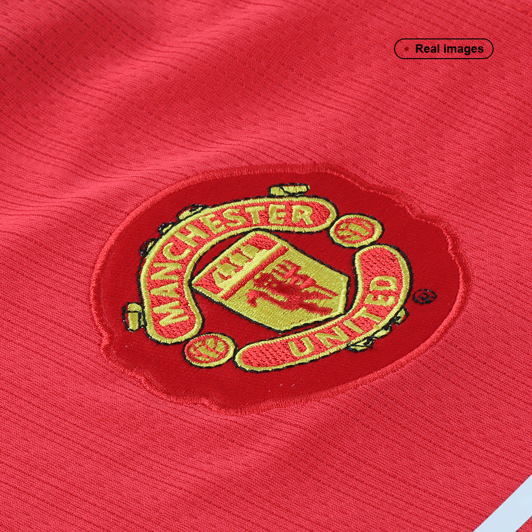 Manchester United Home 2007/08 Retro-Fußballtrikot für Herren