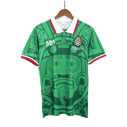 Mexico Home Retro Soccer Jersey 1998 Top Koszulki Pilka Sklep