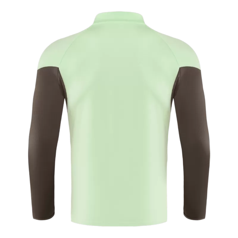 Real Madrid 1/4 Zip Tracksuit Kit (Jacket+Pants) 2025/26 - Green Top Koszulki Pilka Sklep