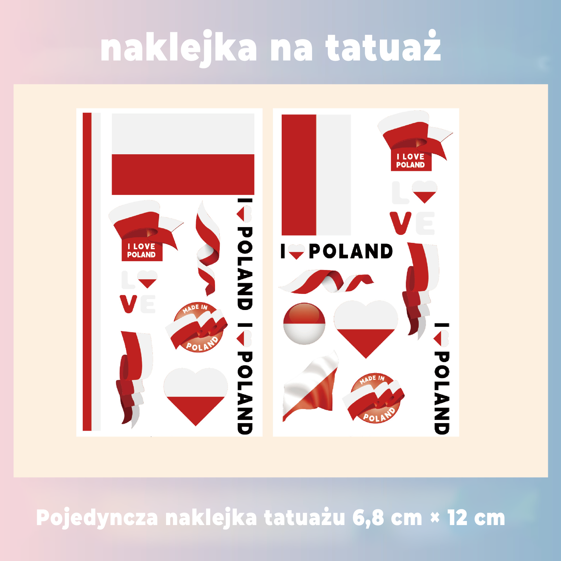naklejka na tatuaż Top Koszulki Pilka Sklep