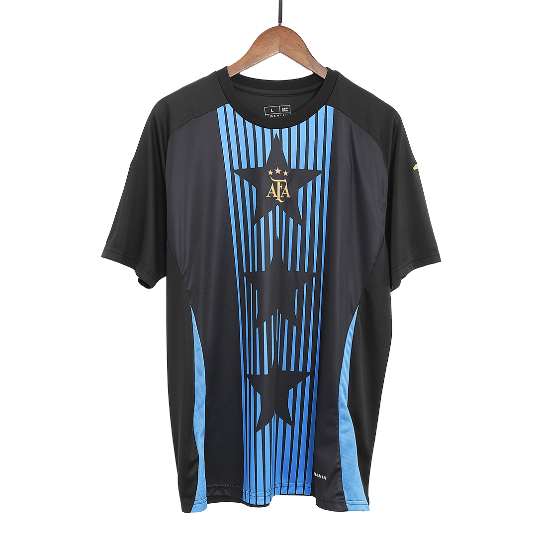 Men's Argentina Pre-Match Soccer Jersey Copa América 2024 Top Koszulki Pilka Sklep