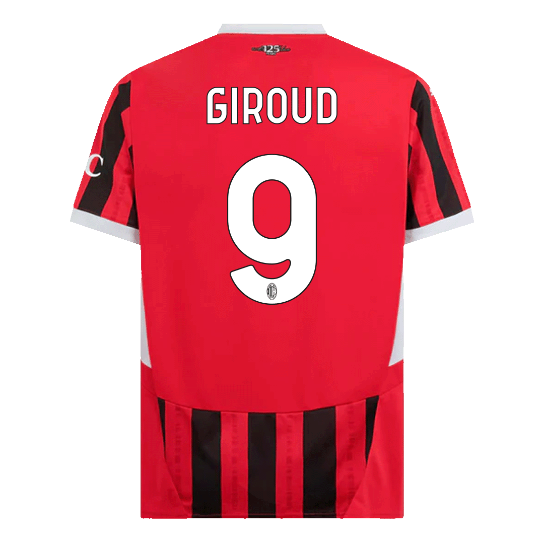 GIROUD #9 AC Milan 2024/25 Men's Home Shirt