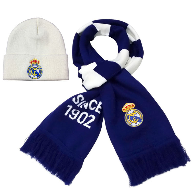 Cozy Knit Beanie and Scarf Combo Top Koszulki Pilka Sklep