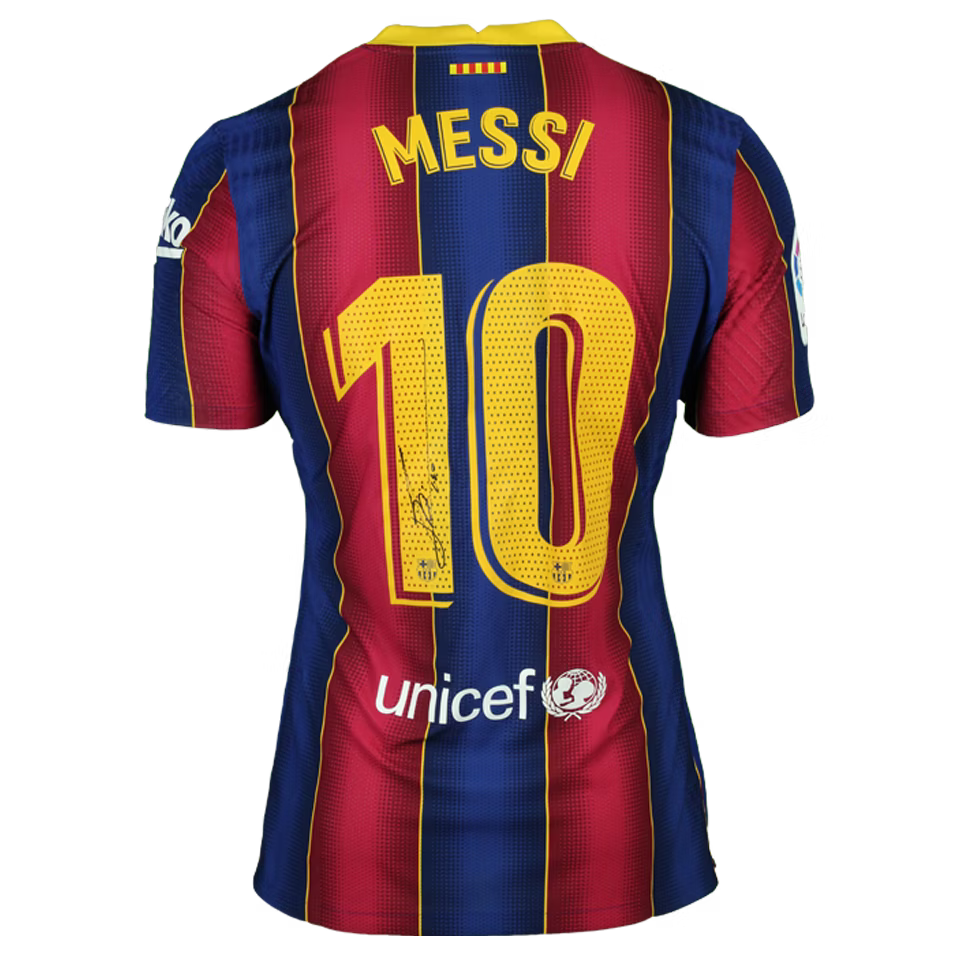 Retro Messi #10 Barcelona Home Soccer Jersey 2020/21 - No signature Top Koszulki Pilka Sklep