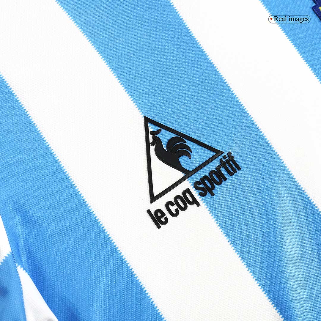 Argentina Home Retro Soccer Jersey 1986 Top Koszulki Pilka Sklep