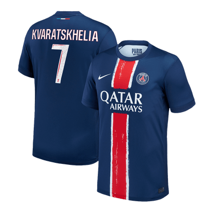 KVARATSKHELIA #7 PSG Home Soccer Jersey 2024/25 Top Koszulki Pilka Sklep