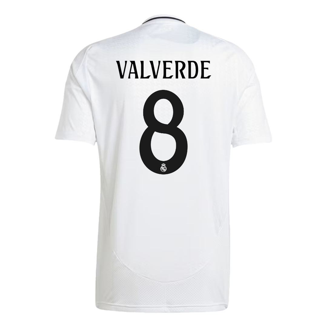 Real Madrid High Quality Football Shirt VALVERDE #8 Home 2024/25