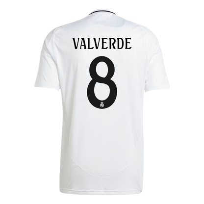 Real Madrid High Quality Football Shirt VALVERDE #8 Home 2024/25