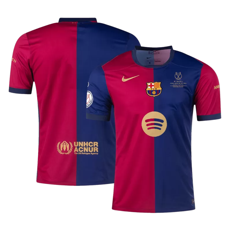 Koszulka piłkarska Barcelona Home 2024/25 - Finał Copa del Rey Top Koszulki Pilka Sklep