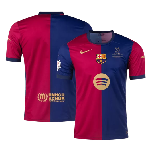 Koszulka piłkarska Barcelona Home 2024/25 - Finał Copa del Rey Top Koszulki Pilka Sklep