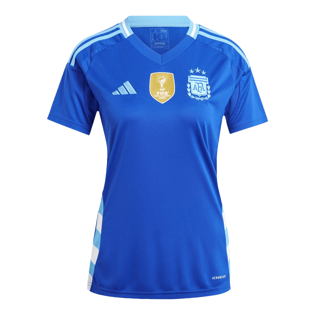 Women's Argentina Away Soccer Jersey 2024 Top Koszulki Pilka Sklep