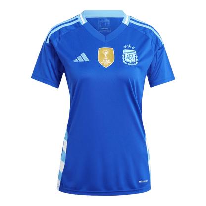 Women's Argentina Away Soccer Jersey 2024 Top Koszulki Pilka Sklep