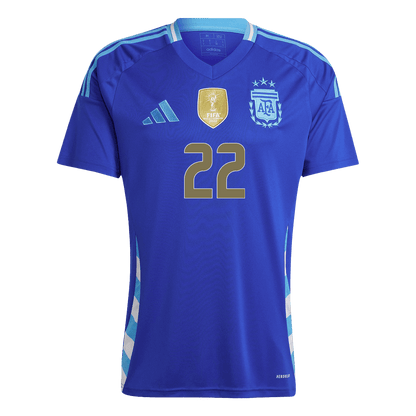 [Super Quality] Men's Argentina L.MART?NEZ #22 Away Soccer Jersey 2024