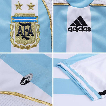 MESSI #19 Classic Argentina Home Jersey 2006 Top Koszulki Pilka Sklep