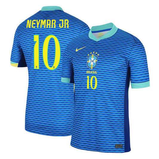Men's Brazil NEYMAR JR #10 Away Soccer Jersey 2024