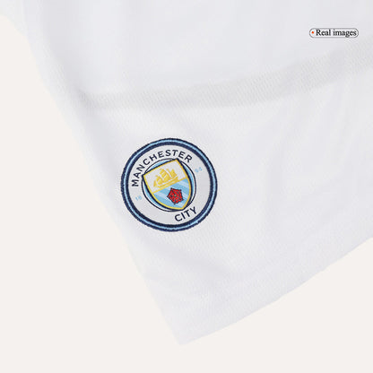 Zestaw koszulki piłkarskiej Manchester City Home (koszulki+szorty) 2024/25