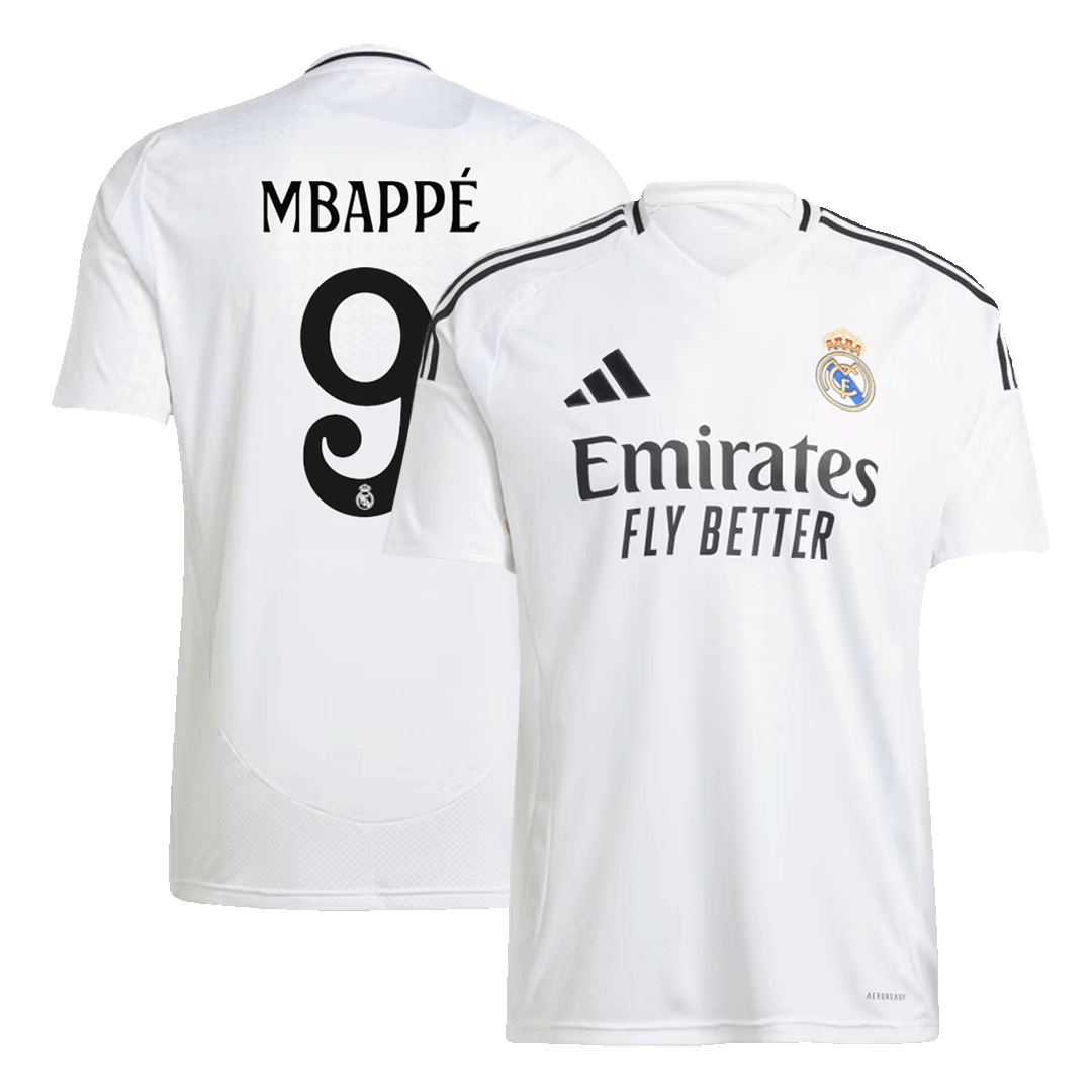 MBAPPÉ #9 Real Madrid Koszulka Domowa Piłkarska 2024/25