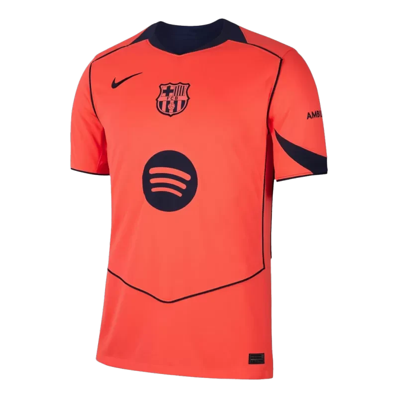 Barcelona Third Away Soccer Jersey 2025/26- Spotify Logo Without Text Top Koszulki Pilka Sklep