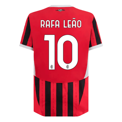 Men's version of the player RAFA LEÃO #10 AC Milan Home Football Shirt 2024/25 - Slim Fit