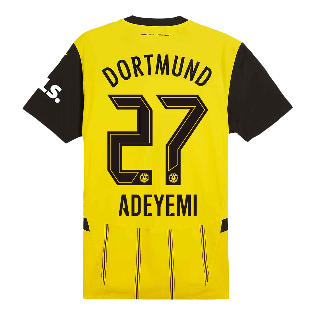 Men's Borussia Dortmund Home Shirt ADEYEMI #27 2024/25