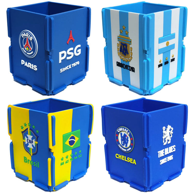 Soccer Fan Pen Holder Desk Organizer - Sports Memorabilia Top Koszulki Pilka Sklep