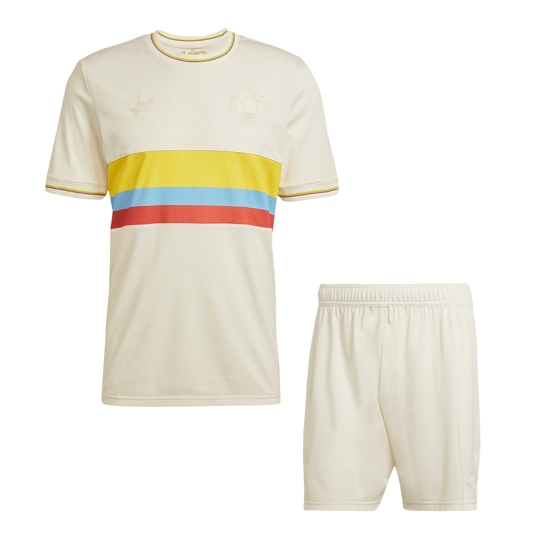 Colombia  Soccer Jersey Kit(Jersey+Shorts) 2024 - 100th Anniversary Top Soccer Jerseys Store