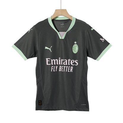 Męska wersja piłkarza AC Milan Trzecia wyjazdowa koszulka piłkarska 2024/25 - Slim Fit