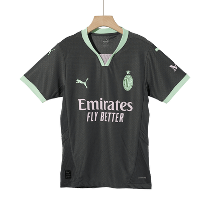 Herrenversion des Fußballers RAFA LEÃO #10 AC Mailand Drittes Auswärts-Fußballtrikot 2024/25 – Slim Fit