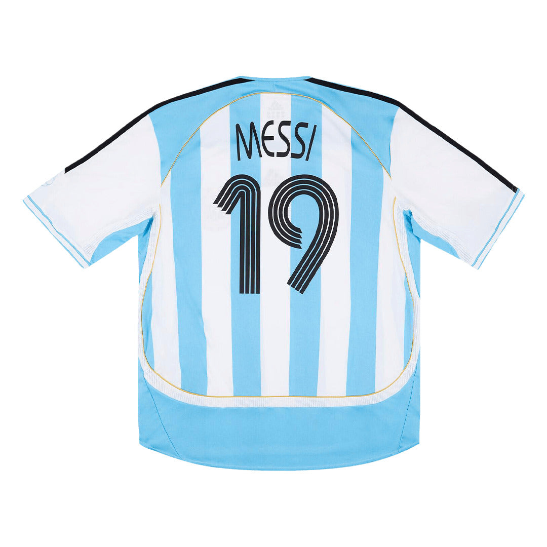 MESSI #19 Classic Argentina Home Jersey 2006 Top Koszulki Pilka Sklep