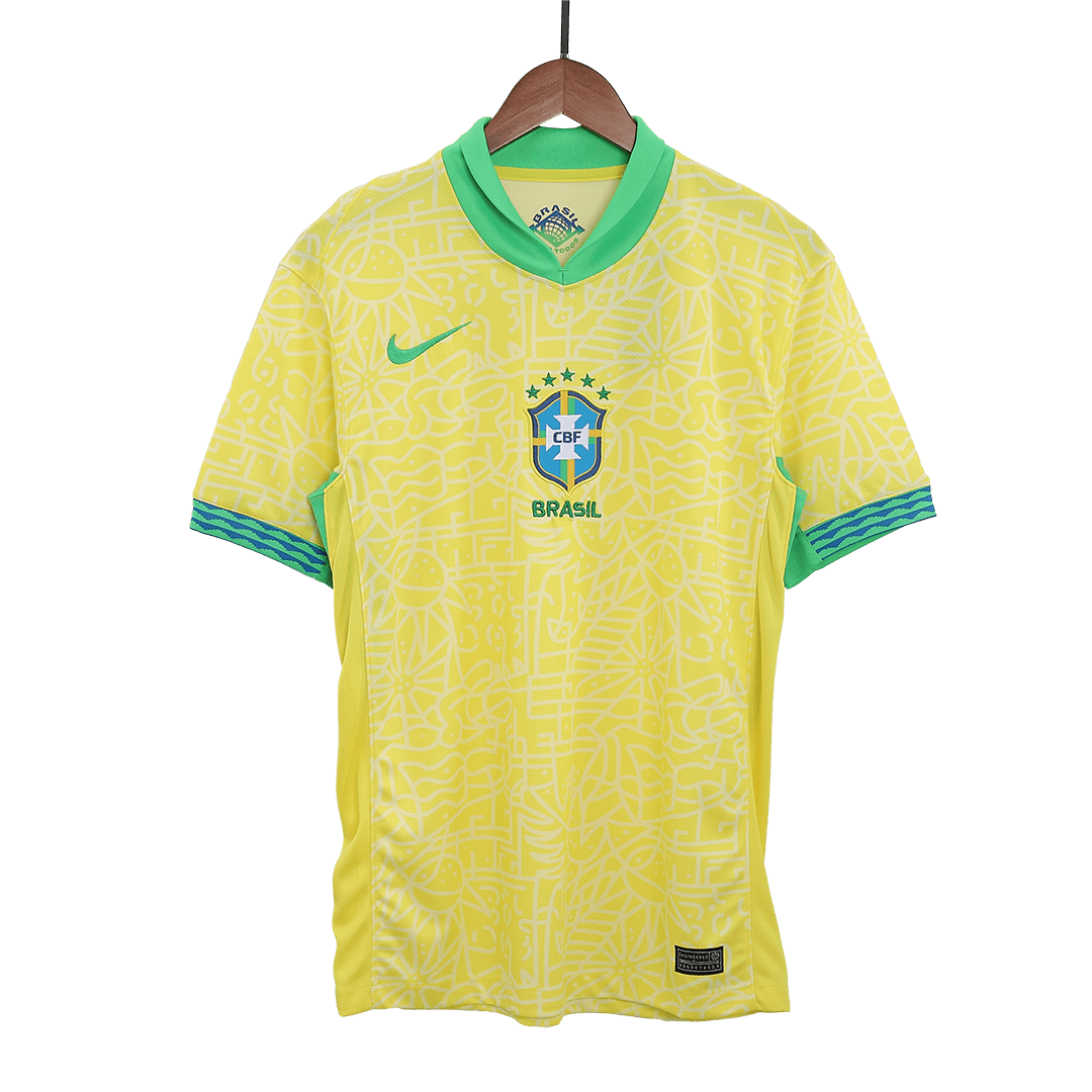 [Super Quailty] Men's Brazil Home Jersey (Jersey+Shorts) Kit Copa América 2024