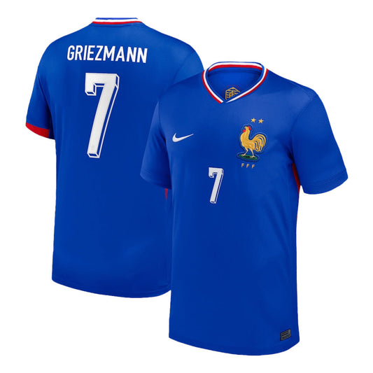 [Super Jakość] Męska France GRIEZMANN #7 Koszulka Piłkarska Domowa Euro 2024 Top Koszulki Pilka Sklep