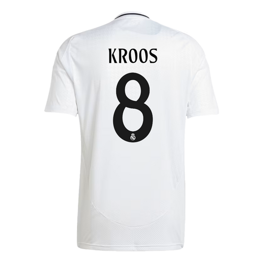 KROOS #8 Real Madrid Home Football Shirt 2024/25