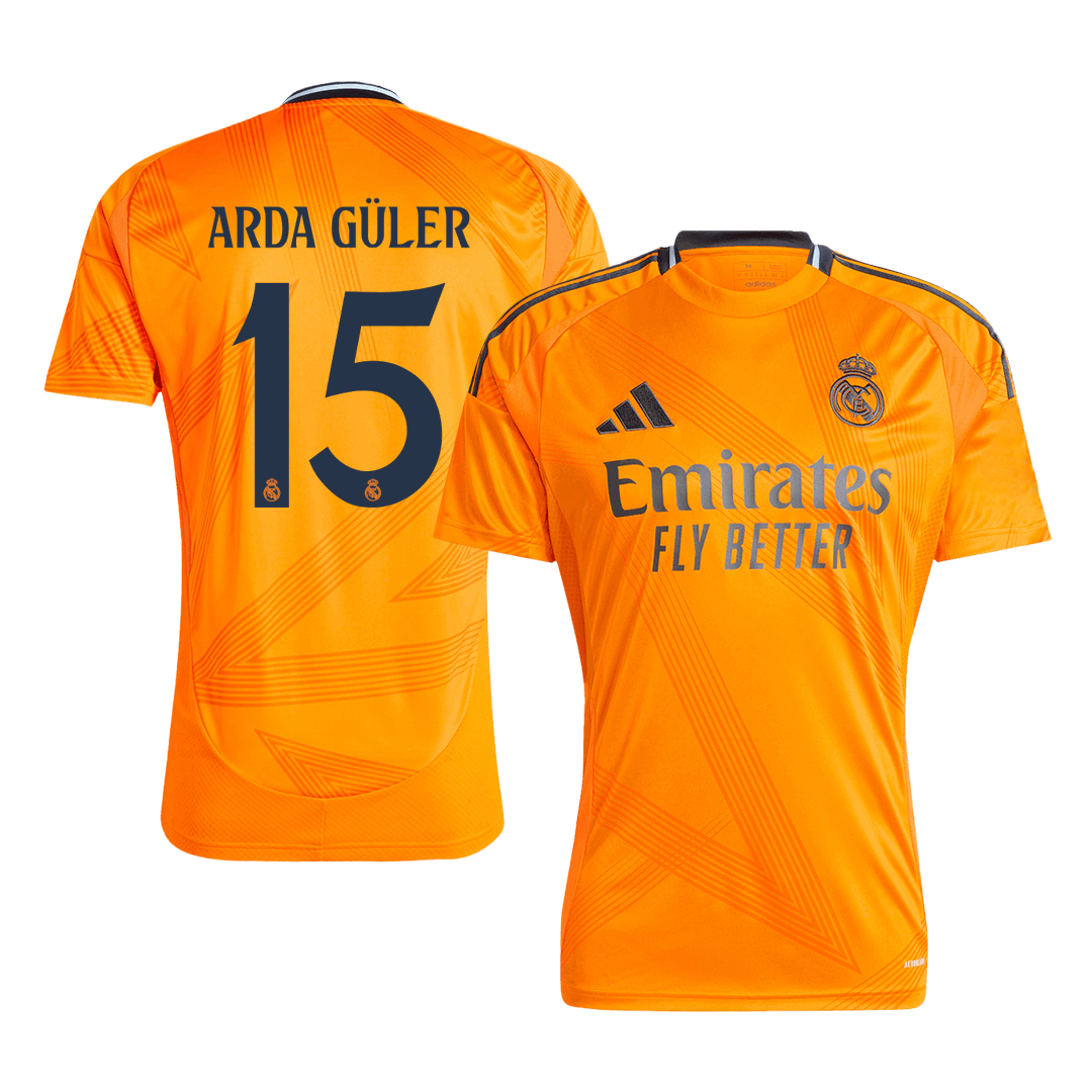 ARDA GÜLER #15 Men's Real Madrid 2024/25 Away Shirt