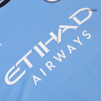 Manchester City Heim-Fußballtrikot Langarm 2024/25