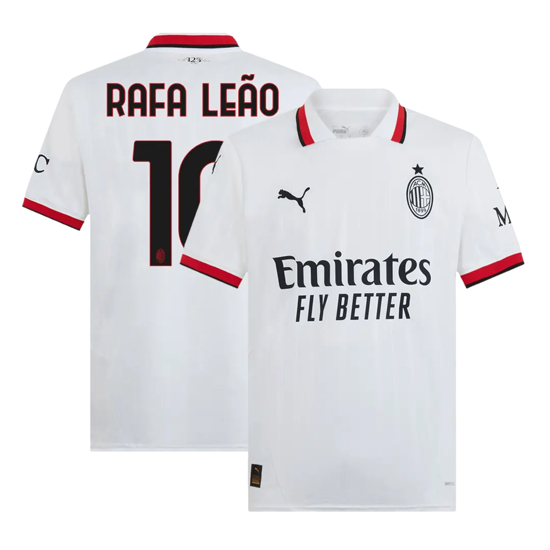 RAFA LEÃO #10 AC Mailand 2024/25 Auswärts-Fußballtrikot für Herren